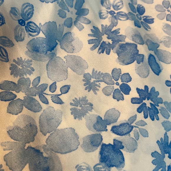 NWOT Forever 21 Blue Flower Slip Dress - Picture 5 of 5